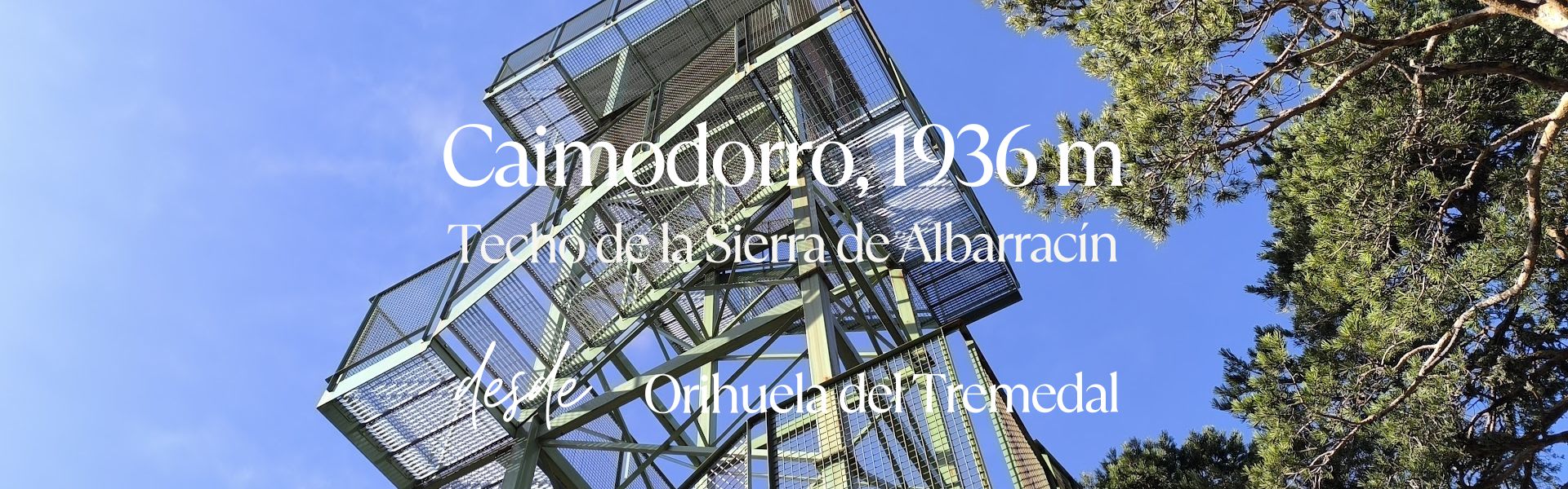 Caimodorro, 1936 m. Techo de la Sierra de Albarracín