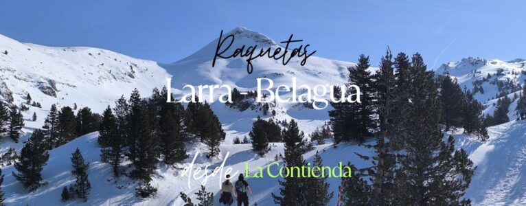 Raquetas en Larra-Belagua, desde La Contienda