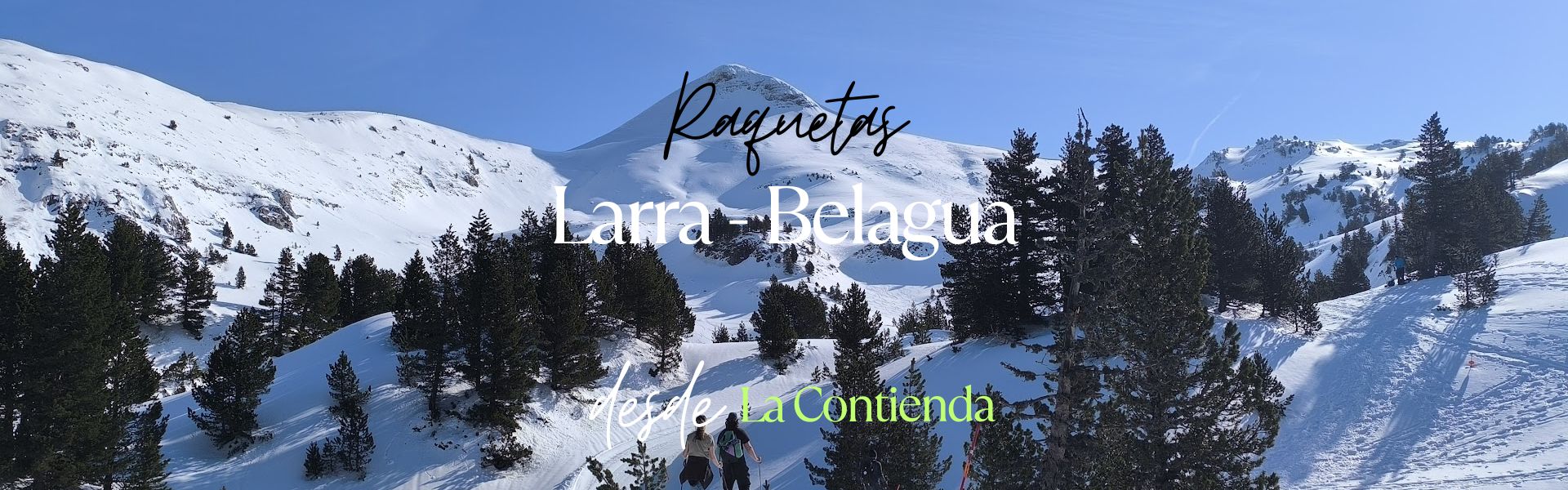 Raquetas en Larra-Belagua, desde La Contienda