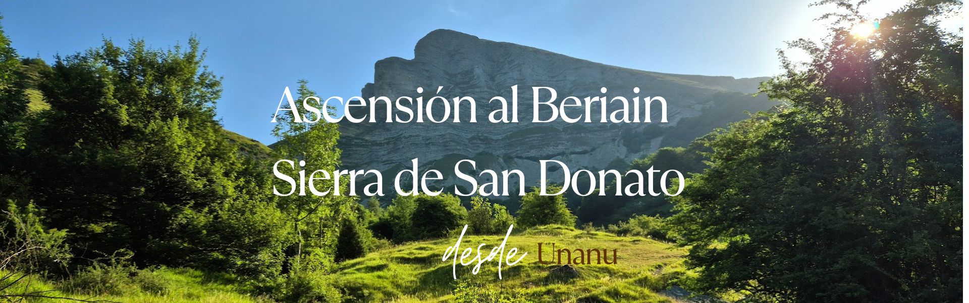 Ascensión al Beriain. Sierra de San Donato