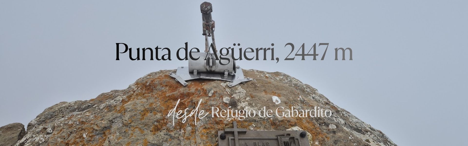 Punta de Agüerri, 2447 m. Desde Refugio de Gabardito